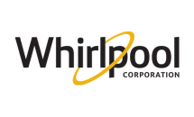 Yellow and Black Whirlpool logo