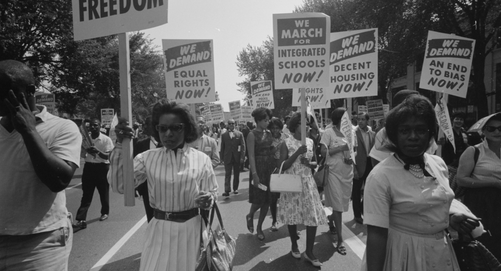 Photo during the civil rights movement 
